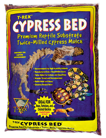 T-Rex Reptile Terrarium Substrate - Cypress Bed