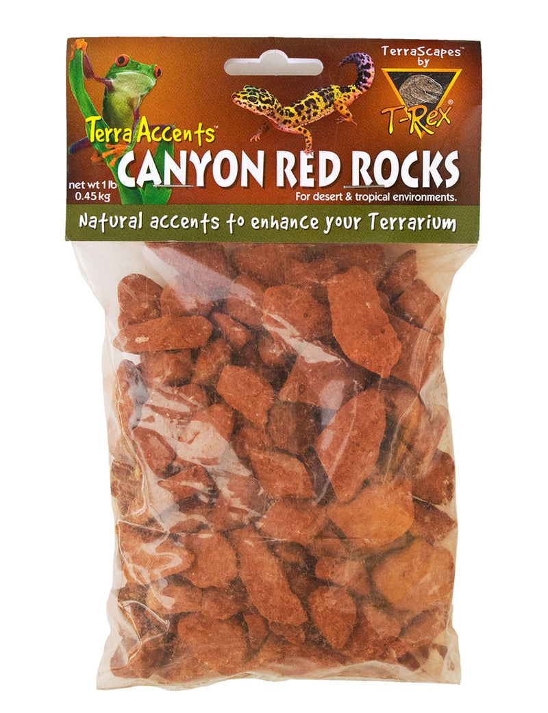 T-Rex Reptile Terrarium Decor -  Terra Accents Canyon Red Rocks