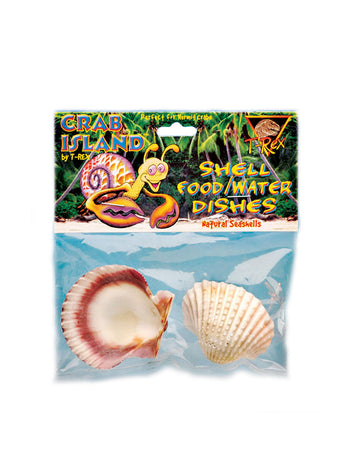 T-Rex Hermit Crab Accessory - Food & Water Shell Dish - 2 Pack